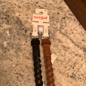 Cat & Jack xl braided belts